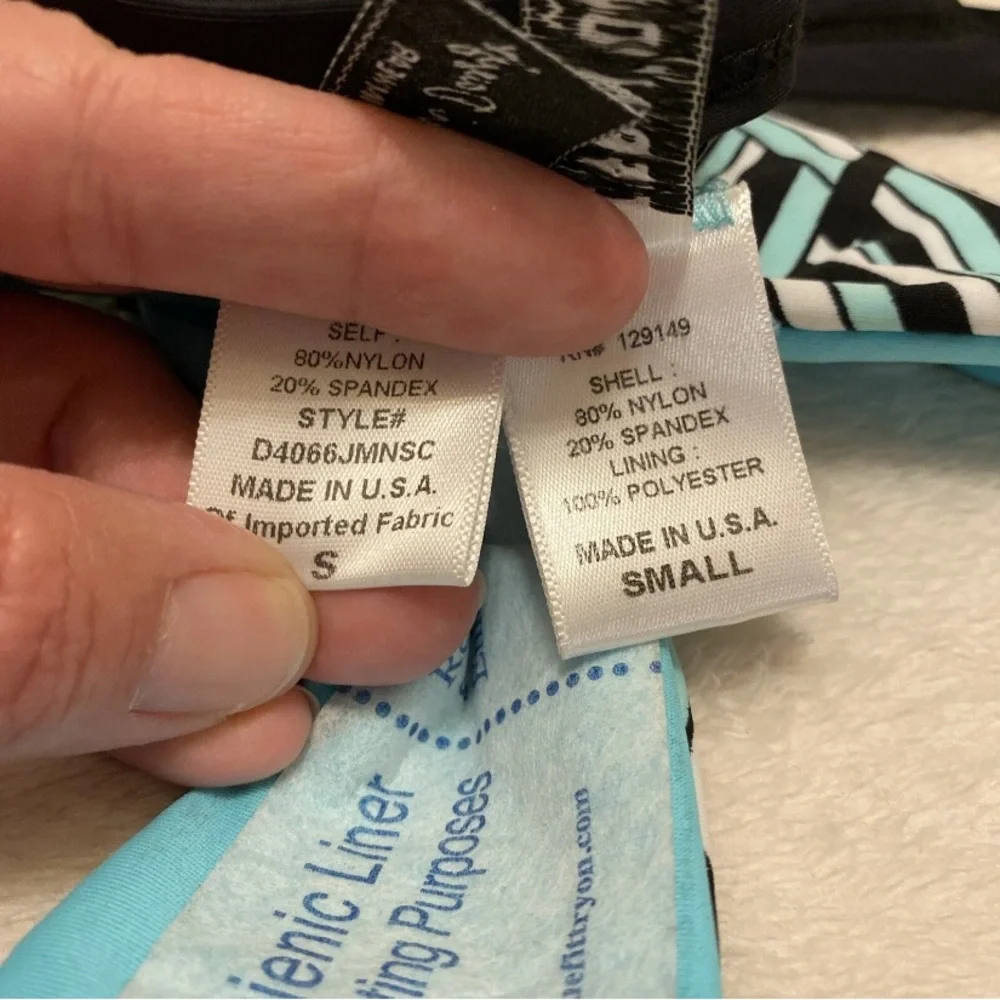Dippin' Daisy's Black and Blue Patterned Bikini